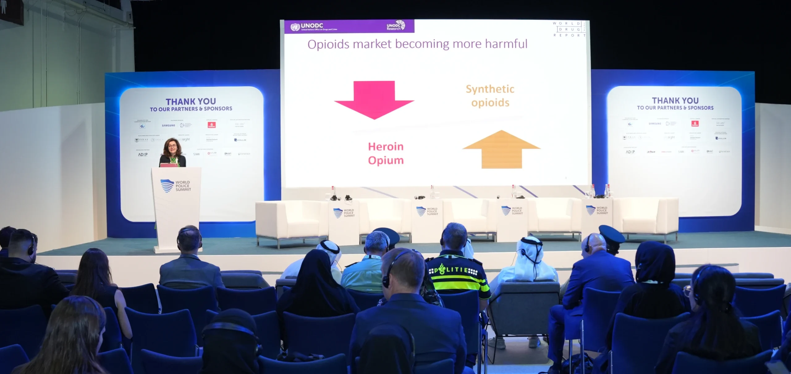 Day 2 of the World Police Summit Tackles Drug Trafficking, Cybercrime, and Aviation Security detail img