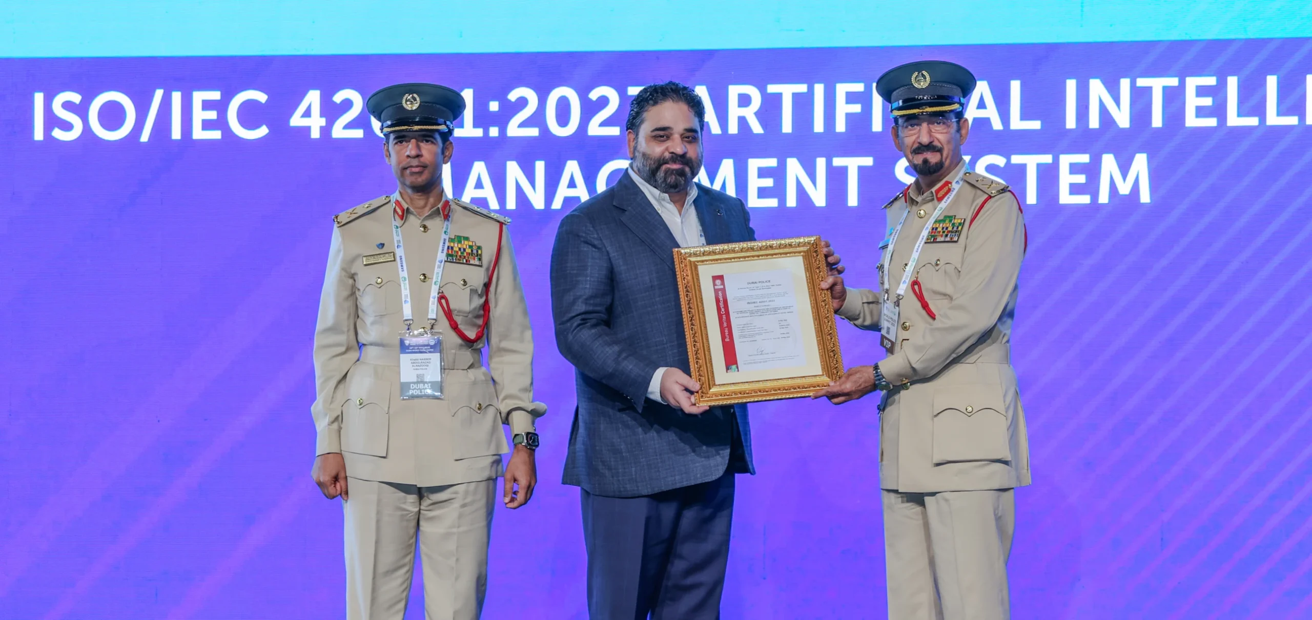 Dubai Police Awarded ISO Certification for Artificial Intelligence Management System img 1