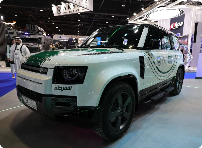 Dubai Police Unveils Defender HSE P400 Patrol at World Police Summit img 3