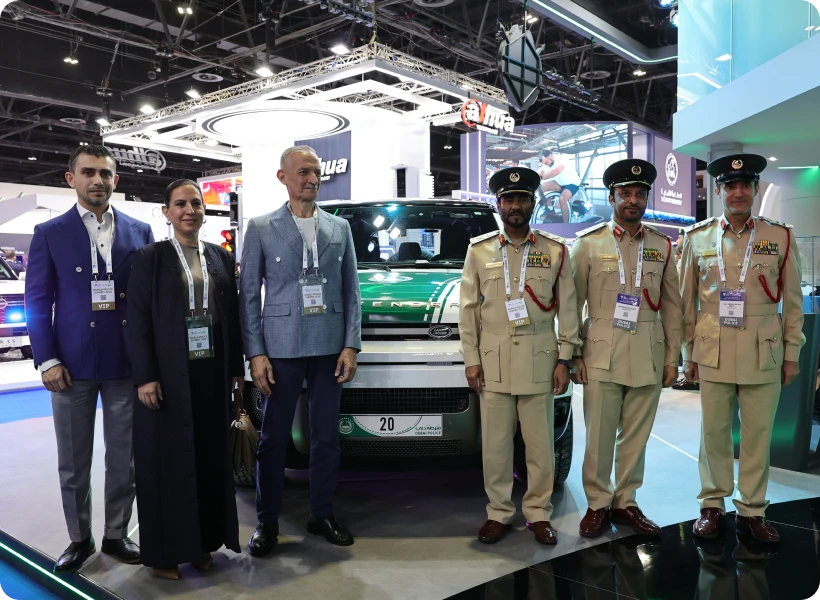 ديفيندر HSE P400 ضمن أسطول دوريات شرطة دبي الأمنية الفارهة