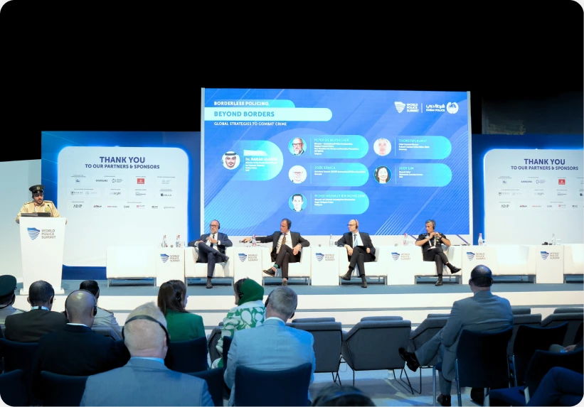 Panel Discussion Beyond Borders Global Strategies to Combat Crime Image