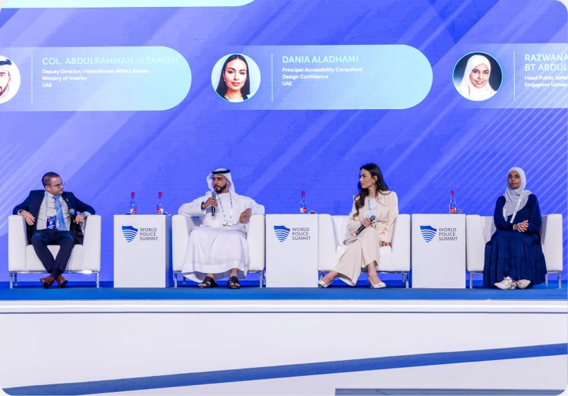 Panel Discussion Bridging Communities – Enhancing Law Enforcement Support for People of Determination 2 Image